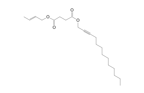 Succinic acid, tridec-2-yn-1-yl but-2-en-1-yl ester