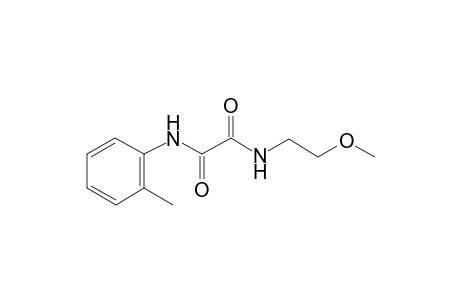 Oxamide, N-(2-methoxyethyl)-N'-(2-methylphenyl)-