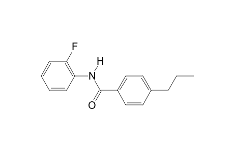 N-(2-Fluorophenyl)-4-popylbenzamide