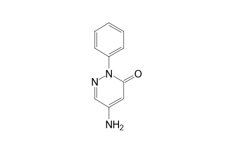 3(2H)-Pyridazinone, 5-amino-2-phenyl-