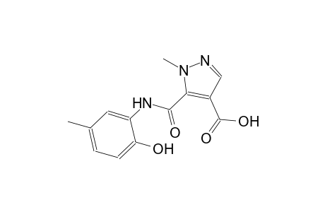 1H-pyrazole-4-carboxylic acid, 5-[[(2-hydroxy-5-methylphenyl)amino]carbonyl]-1-methyl-