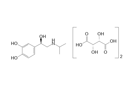 D-3,4-dihydro-alpha-[(isopropylamino)methyl]benzyl alcohol, D-tartrate (1:2) (salt)