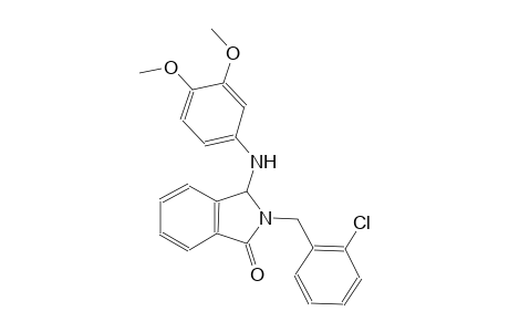 1H-isoindol-1-one, 2-[(2-chlorophenyl)methyl]-3-[(3,4-dimethoxyphenyl)amino]-2,3-dihydro-