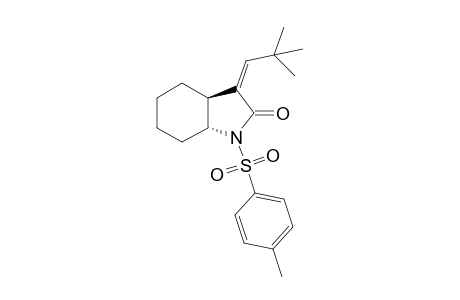 (3aS*,7aR*)-Octahydro-3-(2,2-dimethylpropylidene)-1-[(4-methylphenyl)sulfonyl]-2H-indol-2-one