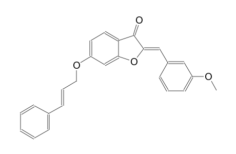 3(2H)-benzofuranone, 2-[(3-methoxyphenyl)methylene]-6-[[(2E)-3-phenyl-2-propenyl]oxy]-, (2Z)-