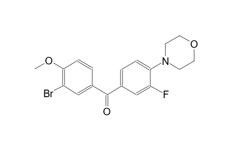 methanone, (3-bromo-4-methoxyphenyl)[3-fluoro-4-(4-morpholinyl)phenyl]-