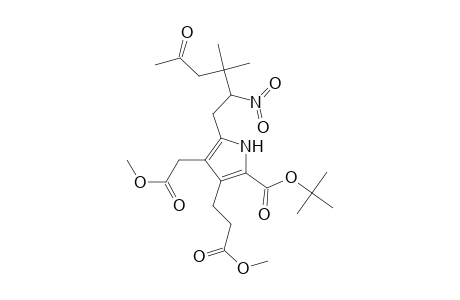 1H-Pyrrole-3-propanoic acid, 2-[(1,1-dimethylethoxy)carbonyl]-5-(3,3-dimethyl-2-nitro-5-oxohexyl)-4-(2-methoxy-2-oxoethyl)-, methyl ester