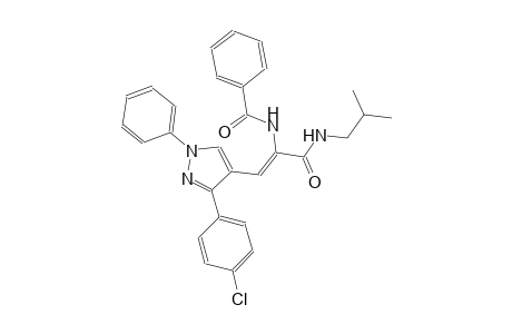 benzamide, N-[(Z)-2-[3-(4-chlorophenyl)-1-phenyl-1H-pyrazol-4-yl]-1-[[(2-methylpropyl)amino]carbonyl]ethenyl]-
