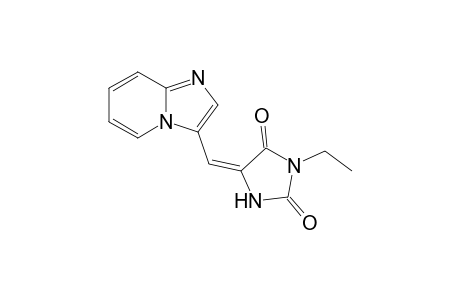 (E)-5-(Imidazo[1,2-a]pyridin-3-yl]methylene)-3-ethyl-1H-imidazoline-2,4-dione