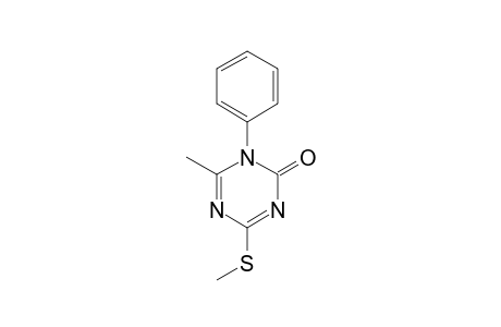 6-METHYL-4-METHYLSULFANYL-1-PHENYL-1,3,5-TRIAZIN-2(1H)-ONE