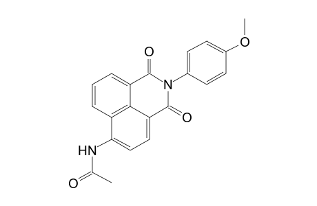 N-[2,3-DIHYDRO-1,3-DIOXO-2-(p-METHOXYPHENYL)-1H-BENZ[de]ISOQUINOLIN-6-YL]ACETAMIDE