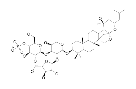 Jujubogenin-3-O.alpha.-L-arabino-furanosyl-(1->2)-[.beta.-D-glucopyranosyl-(1->3).alpha.-L-arabinopyranoside-4'''-O-sulfate