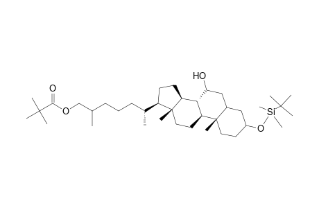 3.beta.-[(t-Butyldimethylsilyl)oxy]-26-(pivaloyloxy)cholest-5.alpha.-an-7-ol