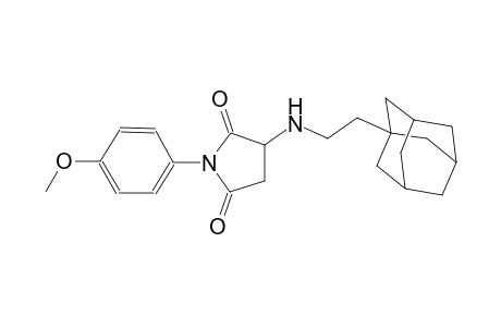 3-{[2-(1-adamantyl)ethyl]amino}-1-(4-methoxyphenyl)-2,5-pyrrolidinedione