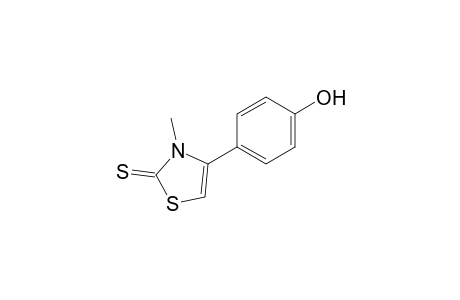 4-(4-Hydroxyphenyl)-3-methylthiazole-2(3H)-thione