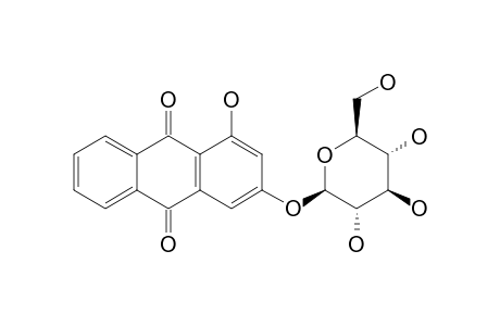 XANTHOPURPURIN-3-O-BETA-D-GLUCOSIDE