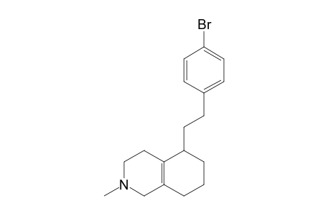 (+/-)-5-(4'-BROMOPHENETHYL)-2-METHYL-1,2,3,4,5,6,7,8-OCTAHYDRO-ISOQUINOLINE