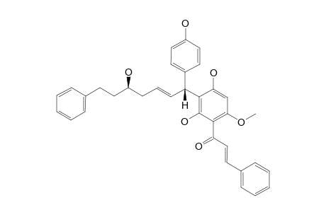 ENT-ALPINNAMIN_B;(2-E)-{2,4-DIHYDROXY-3-[(1-R,2-E,5-R)-5-HYDROXY-1-(4-HYDROXYPHENYL)-7-PHENYL-2-HEPTEN-1-YL]-6-METHOXYPHENYL}-3-PHENYL