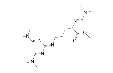 L-Ornithine, N5-[bis[[(dimethylamino)methylene]amino]methylene]-N2-[(dimethylamino)methylene]-, methyl ester