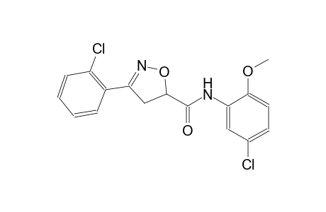 5-isoxazolecarboxamide, N-(5-chloro-2-methoxyphenyl)-3-(2-chlorophenyl)-4,5-dihydro-