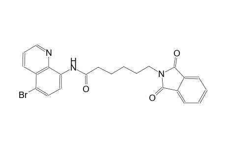 1H-isoindole-2-hexanamide, N-(5-bromo-8-quinolinyl)-2,3-dihydro-1,3-dioxo-