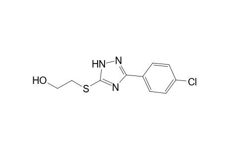 3-(p-Chlorophenyl)-5-(.beta.-hydroxyethylmercapto)-s-triazole