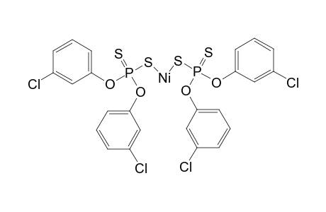 Nickel, bis[O,O-bis(3-chlorophenyl) phosphorodithioato-S,S']-, (SP-4-1)-