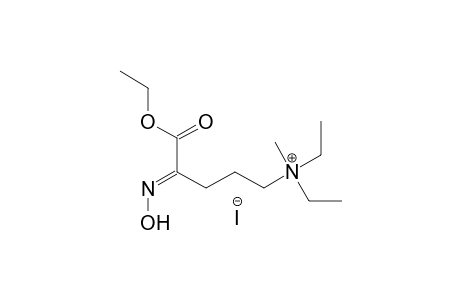 (4E)-5-ethoxy-N,N-diethyl-4-(hydroxyimino)-N-methyl-5-oxo-1-pentanaminium iodide