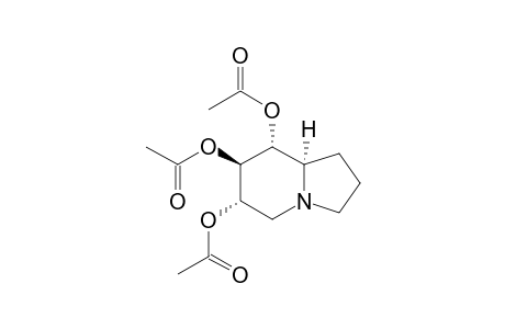6,7,8-Indolizinetriol, octahydro-, triacetate (ester), [6S-(6.alpha.,7.beta.,8.alpha.,8a.alpha.)]-