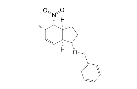 (+/-)-5-methyl-1.alpha.-(phenylmethoxy)-4-nitro-2,3,3a.alpha.,4.alpha.,5.alpha.,7a.alpha.-hexahydro-1H-indene