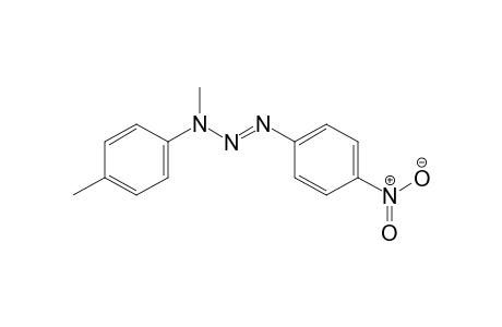 1-Triazene, 3-methyl-3-(4-methylphenyl)-1-(4-nitrophenyl)-