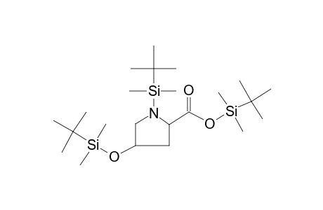 tert-Butyl(dimethyl)silyl 1-[tert-butyl(dimethyl)silyl]-4-([tert-butyl(dimethyl)silyl]oxy)-2-pyrrolidinecarboxylate