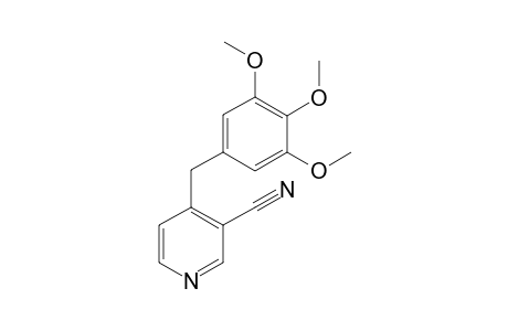 4-(3,4,5-trimethoxybenzyl)nicotinonitrile