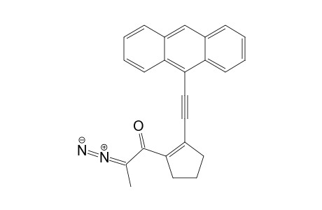 2-Diazo-1-[2-(9-anthrylethynyl)cyclopentenyl]-1-propanone