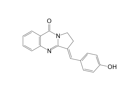 3-[1-(4-Hydroxy-phenyl)-meth-(E)-ylidene]-2,3-dihydro-1H-pyrrolo[2,1-b]quinazolin-9-one