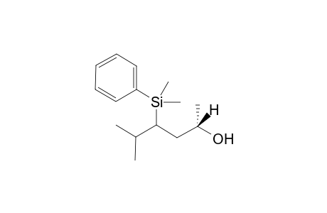 (2RS,4SR)-4-Dimethyl(phenyl)silyl-5-methylhexan-2-ol
