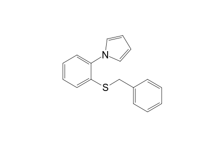 1H-Pyrrole, 1-[2-[(phenylmethyl)thio]phenyl]-
