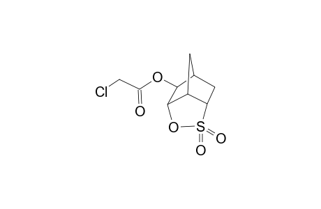 5,5-dioxo-4-oxa-5.lambda.6-thiatricyclo [4.2.1.0(3,7)]nonan-2-yl-chloroacetate