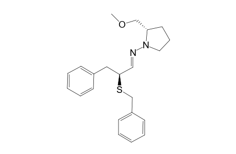 (E)-[(2S)-2-(benzylthio)-3-phenyl-propylidene]-[(2S)-2-(methoxymethyl)pyrrolidino]amine