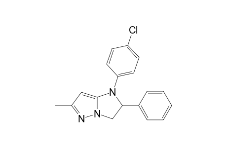 1-(4-Chlorophenyl)-6-methyl-2-phenyl-2,3-dihydroimidazo[1,2-b]pyrazole