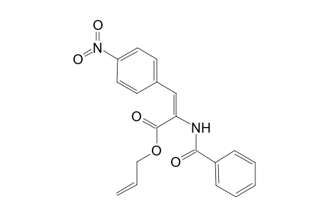 Allyl (2E)-2-(benzoylamino)-3-(4-nitrophenyl)-2-propenoate