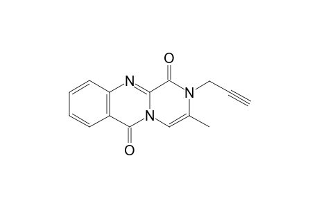 3-Methyl-2-(prop-2-yn-1-yl)-2H-pyrazino[2,1-b]quinazoline-1,6-dione