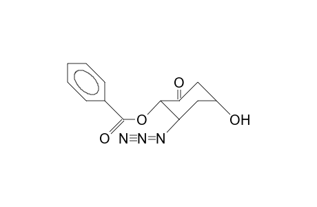 3-Azido-2-benzoyloxy-5-hydroxy-cyclohexanone