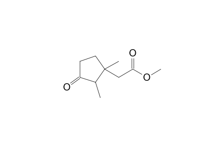 Methyl (1,2-dimethyl-3-oxocyclopentyl)acetate