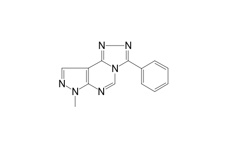 7-Methyl-3-phenyl-7H-pyrazolo[4,3-e][1,2,4]triazolo[4,3-c]pyrimidine