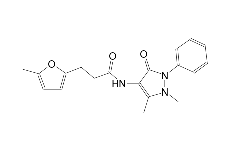 N-(1,5-dimethyl-3-oxo-2-phenyl-2,3-dihydro-1H-pyrazol-4-yl)-3-(5-methyl-2-furyl)propanamide