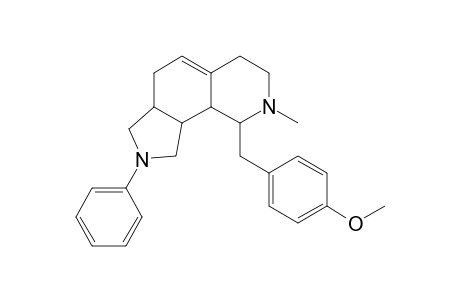 1H-Pyrrolo[3,4-h]isoquinoline, 2,3,3a,4,6,7,8,9,9a,9b-decahydro-9-[(4-methoxyphenyl)methyl]-8-methyl-2-phenyl-