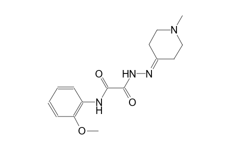 N-(2-methoxyphenyl)-2-[2-(1-methyl-4-piperidinylidene)hydrazino]-2-oxoacetamide