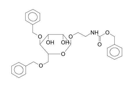 2-BENZYLOXYCARBONYLAMINOETHYL 4,6-DI-O-BENZYL-ALPHA-D-MANNOPYRANOSIDE