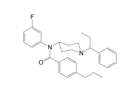 N-3-Fluorophenyl-N-[1-(1-phenylpropyl)piperidin-4-yl]-4-propylbenzamide